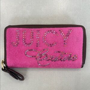Juicy Couture Pink Rhinestone Wallet